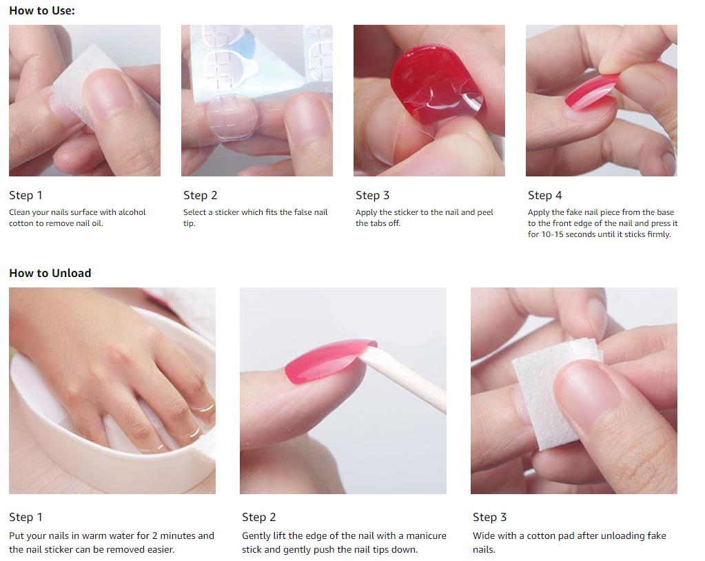 Nail Sticker Tabs 0.25mm Ultra-thin