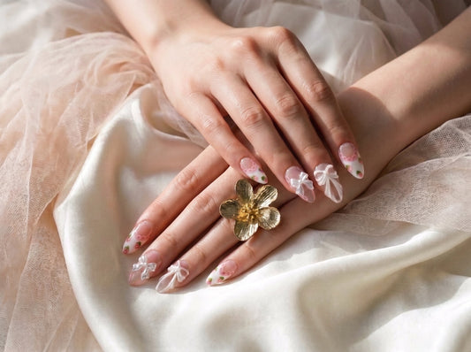 Balletcore & Coquette Press-On Nails: How Bows, Detailing, and Negative Space Define the Look