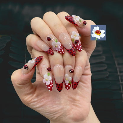 Whimsical Ladybug Garden