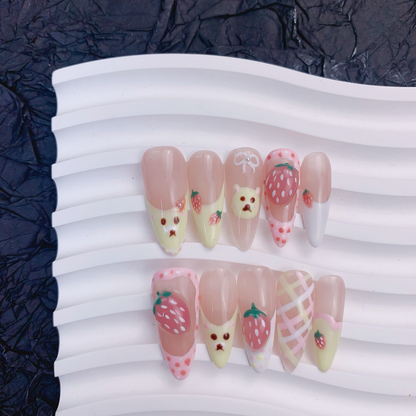 Cute strawberry puppy