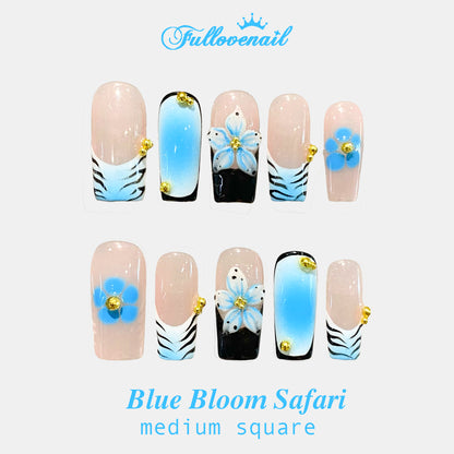 Blue Bloom Safari