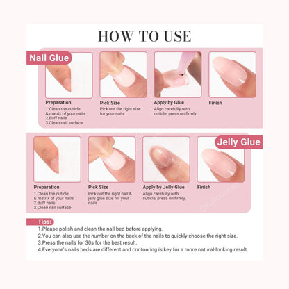 Step-by-Step Press-On Nail Application Guide for 4+ Weeks Long Wear | Fullovenail