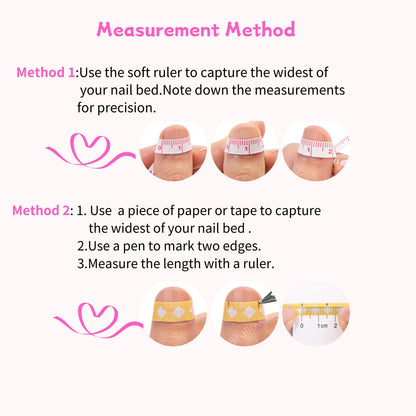 How to Measure Your Natural Nails for Custom Fit Press-On Nails Guide | Fullovenail