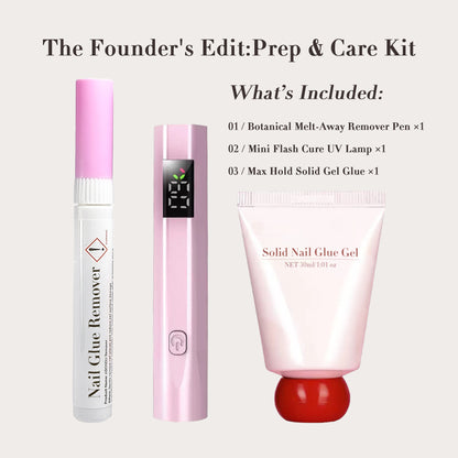 The Founder's Edit: Ultimate Press-On Nail Prep & Care Kit | Fullovenail