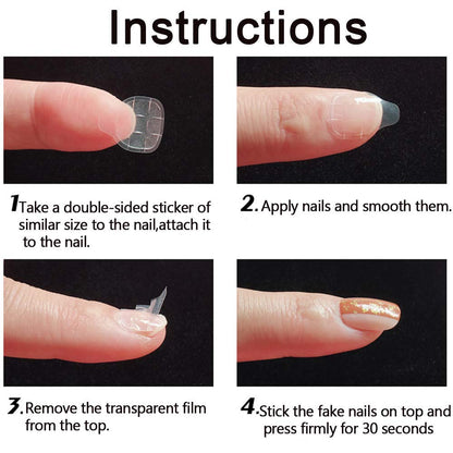 Nail Sticker Tabs 0.25mm Ultra-thin